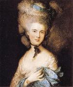 Thomas Gainsborough Woman in Blue oil